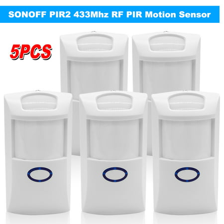 5PCS PIR2 Wireless Dual Infrared Detector 433Mhz RF PIR Motion Sensor Smart Home Automation Alarm System for &