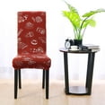 thumbnail image 5 of Unique Bargains Stretch Spandex Dining Chair Covers Protector Set of 4, 5 of 7