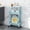 bule, variant on Multi Layer Storage Rack Rolling Cart With Wheels Large Capacity Organizer Shelf Space Saving Easy Move Utility Cart For Living Room Bedroom Bathroom Kitchen Home Organization Use