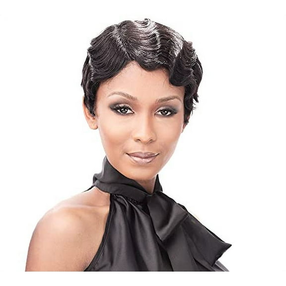 It's a Wig It's a Cap Weave Human Hair Wig - HH Finger Roll (1)