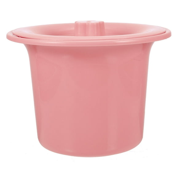 CTIRCHIU Covered Chamber Pot Pink 1Pcs Disabled