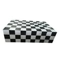 thumbnail image 3 of Genuine Marble Coffee Table - Nero Black / Carrara Tiled Marble, 3 of 6