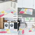 thumbnail image 6 of 2 Piece Dalia Flowers Rug Kitchen Rug Set, Decor Kitchen Rugs, Absorbent Non-Slip Washable Floor Mats, Home Indoor Runner Rugs 17"x47"+17"x30", 6 of 7