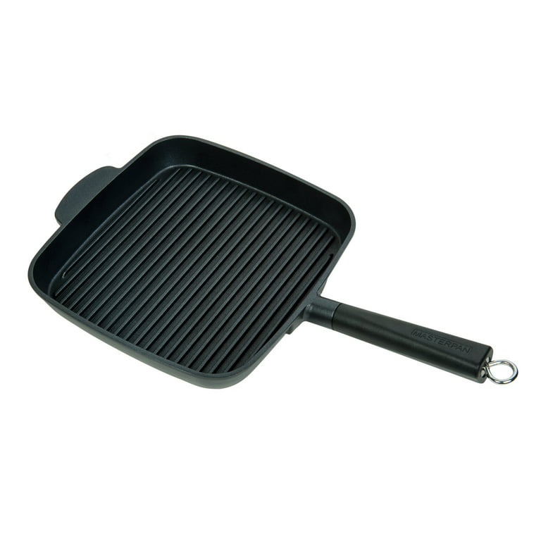 MasterPan MP-183 11 in. Griddle & Pancake Pan - Non-Stick Aluminium Cookware with Stainless Steel Chefs Handle