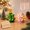 Mix, variant on Mini Ceramic Christmas Tree Lights, Nostalgic Tree Ornaments with Gift Bags, Retro Vintage LED Prelit Lighted Decor with Glowing Star Hanging Hook Stand for Desktop Tabletop Holiday Centrepieces