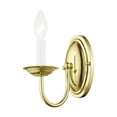 thumbnail image 5 of Livex Lighting Wall Sconce in Polished Brass, 5 of 10