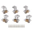 thumbnail image 2 of Guitar String Tuner Peg, Guitars Machine Head 1:18 Gear Ratio Open Metal  for Instrument Gold,Silver, 2 of 7