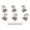 Silver, variant on NFTIGB 6Pcs Guitar String Tuning Peg Metal Open Tuner Key Machine Head Set Kit for Acoustic Electric Silver (3.54 inches / 9 cm)