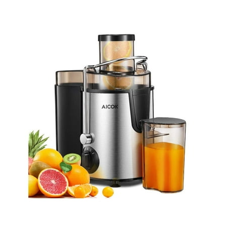 Aicok Juice Extractor with Wide Mouth_ 3 Speed Centrifugal Juicer for ...