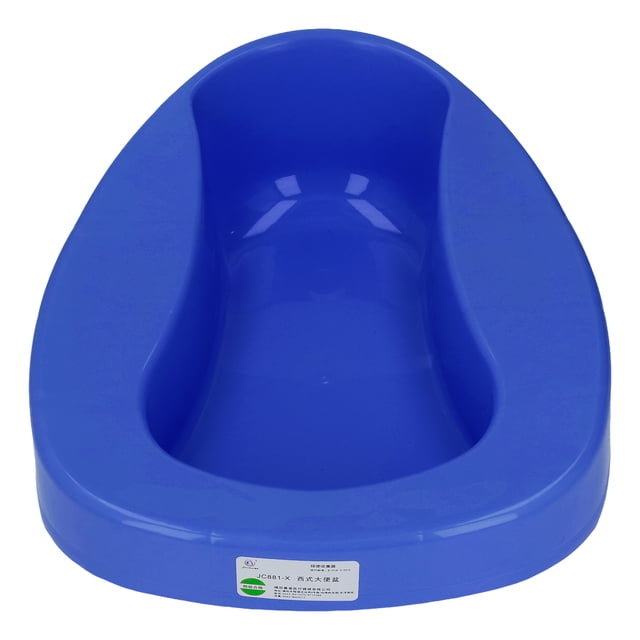 Orinal para ancianos, orinal para cama grande, orinal de plástico para enfermería, orinal contorneado, verdadera excelencia