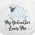 thumbnail image 4 of Inktastic Godmother Godson Lamb Boys Baby Bib, 4 of 4