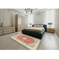 thumbnail image 5 of Ahgly Company Machine Washable Indoor Rectangle Traditional Rust Pink Area Rugs, 2' x 3', 5 of 7