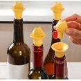 thumbnail image 6 of Cat Head Bottle Stopper，Cat Shaped 2-In-1 Wine Bottle Stopper And Funnel，Leak Proof Silicone Seal，Leak Proof Silicone Seal, Reusable Storage Tool (4pcs), 6 of 8