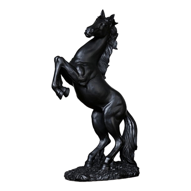 Figura de caballo simulada que trae buena suerte y riqueza. Estatua de resina de caballo. Decoración Feng Shui. Adorno de escritorio para el hogar y la oficina. Regalo del Año del Caballo.