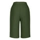 thumbnail image 4 of WILLBEST Pantalones Casuales para Mujer, Pantalones Cortos de Verano Cómodos, Uso Diario Versátil, Diseño de Color Sólido, Ajuste Relajado para Darle Estilo. Mediana, 4 of 6