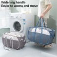 thumbnail image 6 of Folding Laundry Basket, Thickened Oxford Cloth with Breathable Mesh, Portable Dirty Clothes Hamper for Home Storage, Collapsible Design Saves Space, 6 of 10