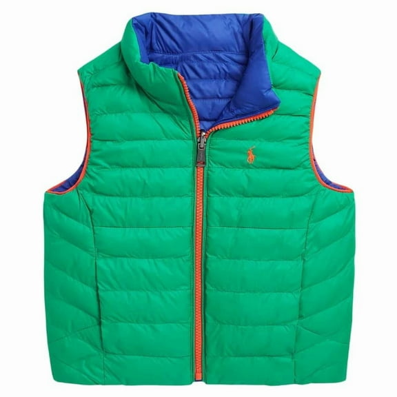 Polo Ralph Lauren Kids Reversible Terra Puffer Vest, Size 4Y