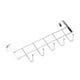 thumbnail image 2 of 2X 5 Ganchos Sobre la Puerta Hogar Baño Cocina Abrigo Toalla Loop Hanger Rack Holder Estante, Plata, 2 of 5