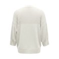 thumbnail image 7 of Breezora Women's Summer Casual Knit Tops 3/4 Sleeve Crew Neck Lightweight Ribbed Pullover Sweater For Weekend Outing, 7 of 7