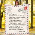 thumbnail image 2 of BMYJ 27.56X39.37In Warm Gift Blanket to My Warm Gift Blanket Letter Blanket Christmas Holiday Birthday Gift Envelope Blanket For, 2 of 4