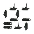 thumbnail image 3 of 10 Pack Heavy Duty Locking Handles for Awnings, Bungee Cord Clips, Snap Hangers, Black, 3 of 8