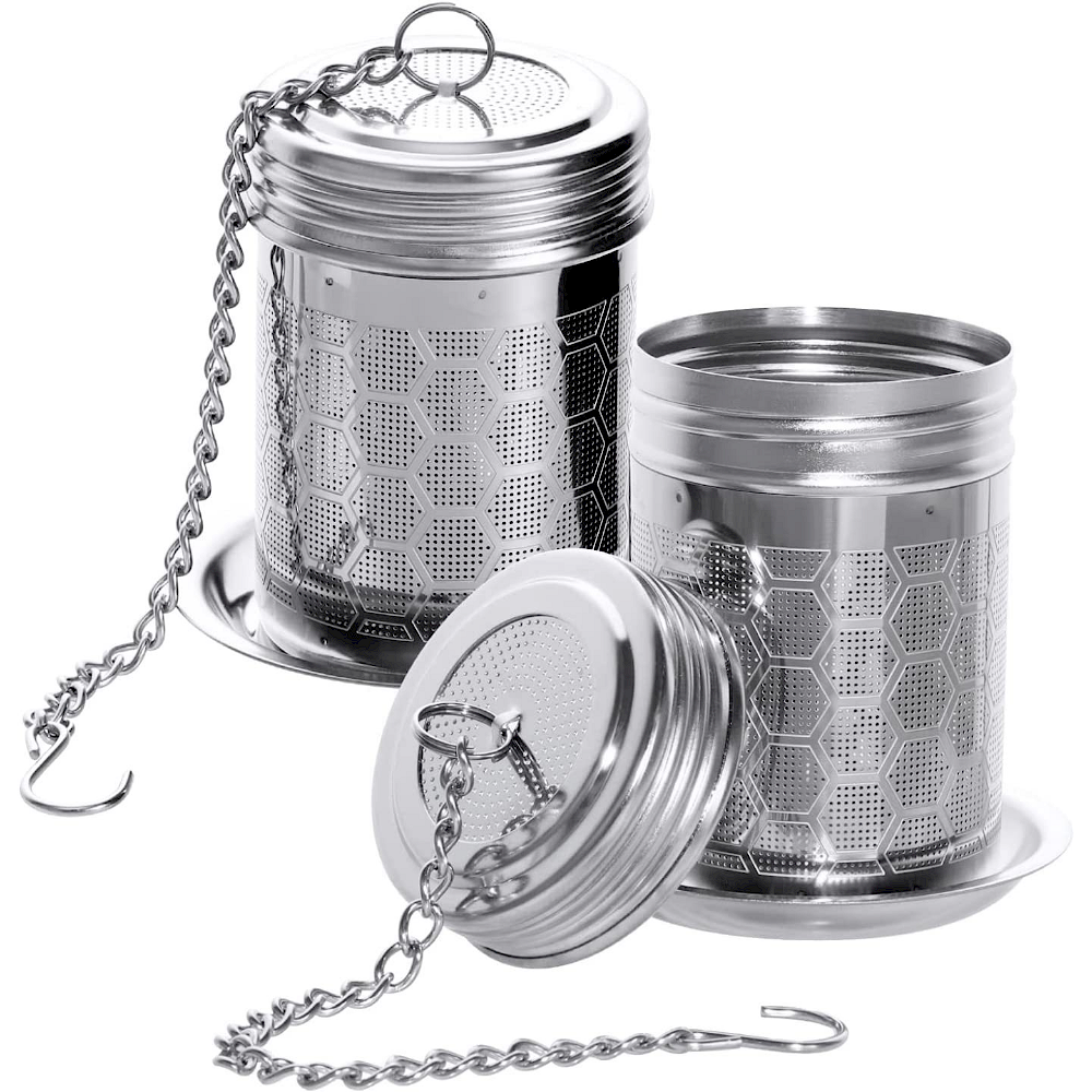 2Pack Tea Infuser, Tea Strainers for Loose Tea Mesh Stainless Tea Strainer Loose Leaf Tea