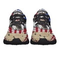 thumbnail image 5 of Shih Tzu Dog American flag Shoes Sneakers Black Size 10, 5 of 7