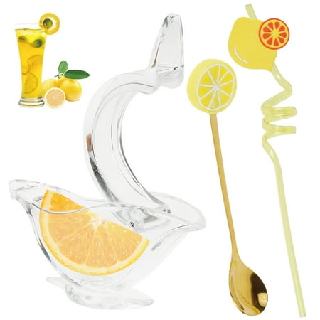

Lemon Squeezer Fruit Squeezers Acrylic Lemon Clip Transparent Lemon Juicer Slice Squeezer Fruit Juicer Manual Citrus Juicer Hand Orange Squeezer Machine for Kitchen Bar Gadget