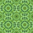 thumbnail image 1 of Ahgly Company Machine Washable Indoor Square Transitional Emerald Green Area Rugs, 6' Square, 1 of 7