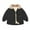 Black, variant on Godderr Kids Baby Boys Girls Winter Coat Hooded Fleece Jacket Toddler Thicken Warm Winter Coat Padded Snow Outerwear for 1-6Y