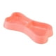 thumbnail image 4 of EeaseMX Comedero portátil doble de plástico con forma de hueso para perros y gatos, ideal para cachorros, gatos, perros y mascotas (rosa), 4 of 8
