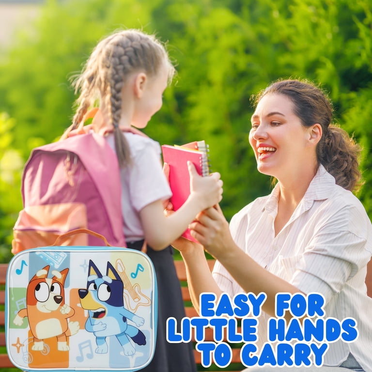 Bluey Lunch Bag with Handle 1Pc, Bluey and Bingo Insulated