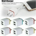 thumbnail image 2 of MesaSe USB Double Wall Fast Charger Adapter 1A 2A 5V for Android / Galaxy /, 2 of 8