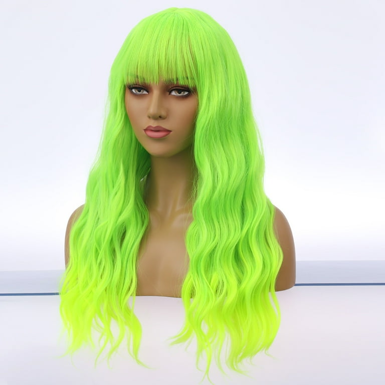 Curly green clearance wigs