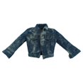 thumbnail image 2 of 1/6 muñecas de la chaqueta de mezclilla ropa de muñeca para figuras de acción de 12 '' azul oscuro, 2 of 9