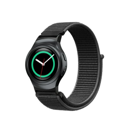- For Gear S2 Band, Fintie Nylon Sport Loop Replacement Strap Bands with Adjustable Closure for SM-R720 / SM-R730 Black