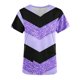 thumbnail image 5 of Puntoco Liquidación de blusas cortas para mujer, moda informal para mujer, cuello en V, estampado, manga corta, bolsillo, vestido de enfermera, 5 of 5