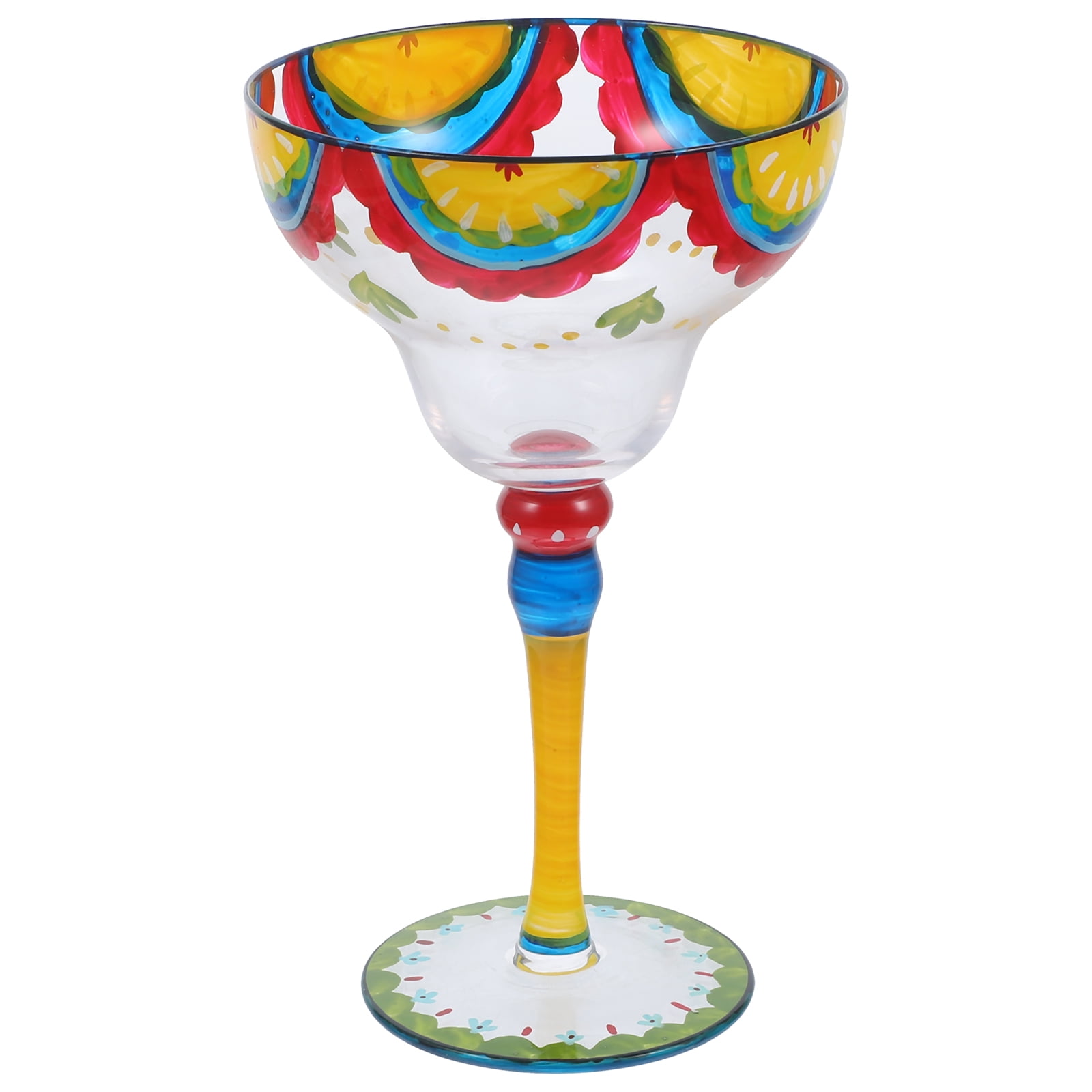 Hand Painted Wine Glass Hand Painted Wine Goblet Margarita Glass Cup for Party