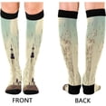 thumbnail image 2 of Coolnut Beautiful Lighthouse Compression Socks Women Men Knee High Stockings for Sports, Running, Travel 1Pair Gift, 2 of 7
