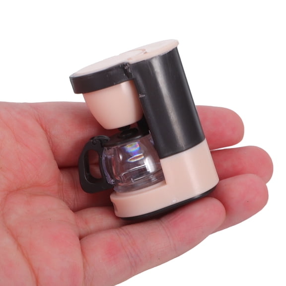 AURARMLET Miniature Dollhouse Kitchen Set with Dollhouse Coffee Maker for Adults - 1 Complete Set