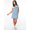 thumbnail image 2 of Celebrity Pink Women's and Women's Plus Pinafore Dress, Sizes XS-4X, 2 of 5