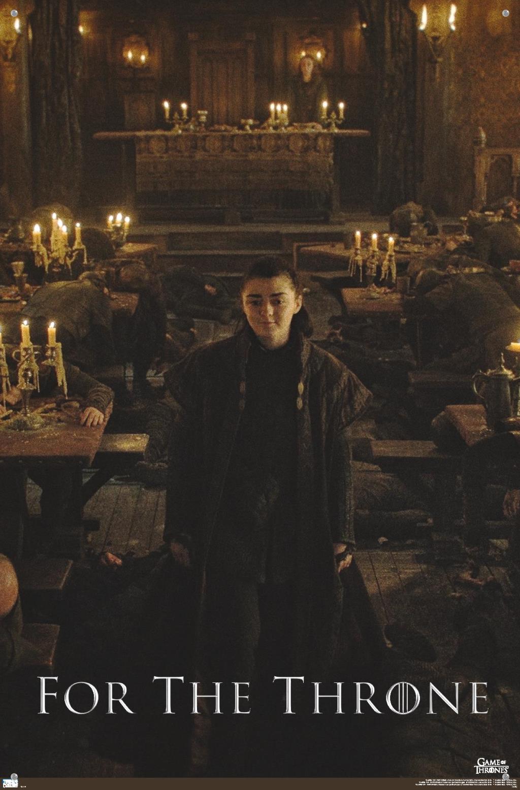 Game of Thrones - Arya Stark Wall Poster with Pushpins, 22.375" x 34"