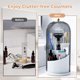thumbnail image 4 of Soporte para cepillos de dientes y mostrador de baño, color gris omrisy, 4 of 9