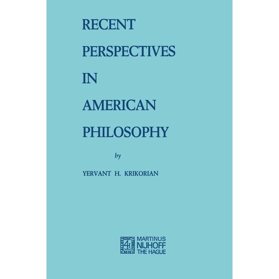 Recent Perspectives in American Philosophy, (Paperback)