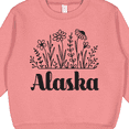 thumbnail image 3 of Inktastic Alaska Flowered Toddler Sweatshirt, 3 of 4