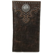 Ariat Unisex Rodeo Floral Croc Wallet Brown OS
