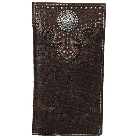 Ariat Unisex Rodeo Floral Croc Wallet Brown OS
