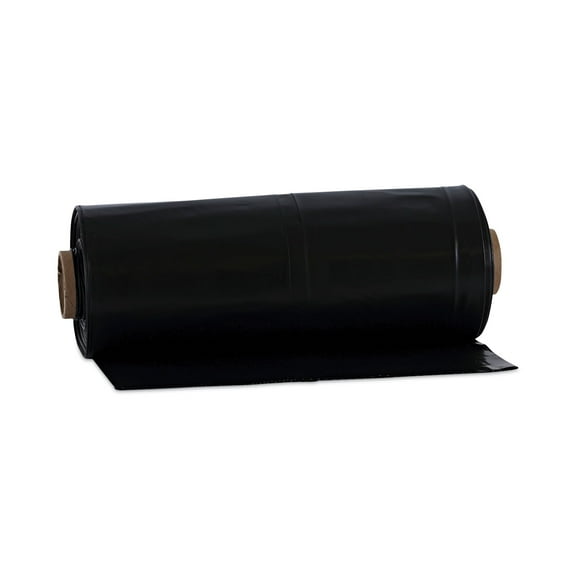 Boardwalk Industrial Drum Liners Rolls, 60 gal, 2.7 mil, 38 x 63, Black, 1 Roll of 50 Bags