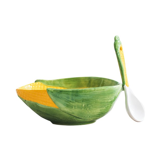 WIFKLSIIPG Ceramic Bowl Set Versatile Fruit//Kids Dish Hand Painted Home Tableware