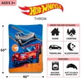thumbnail image 3 of Manta Franco Kids Bedding Super Soft Hot Wheels Franco Ver descripción, 3 of 6